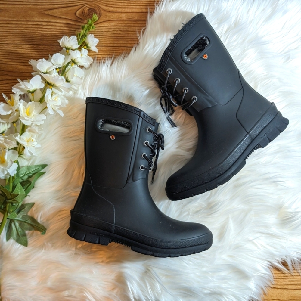 Bogs Amanda Plush Lined Lace Up Booties